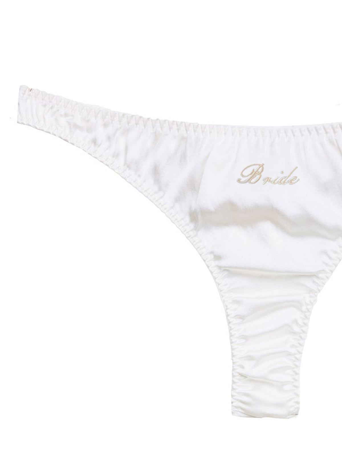 Ivory Bridal Luxe Thong - Fleur du Mal