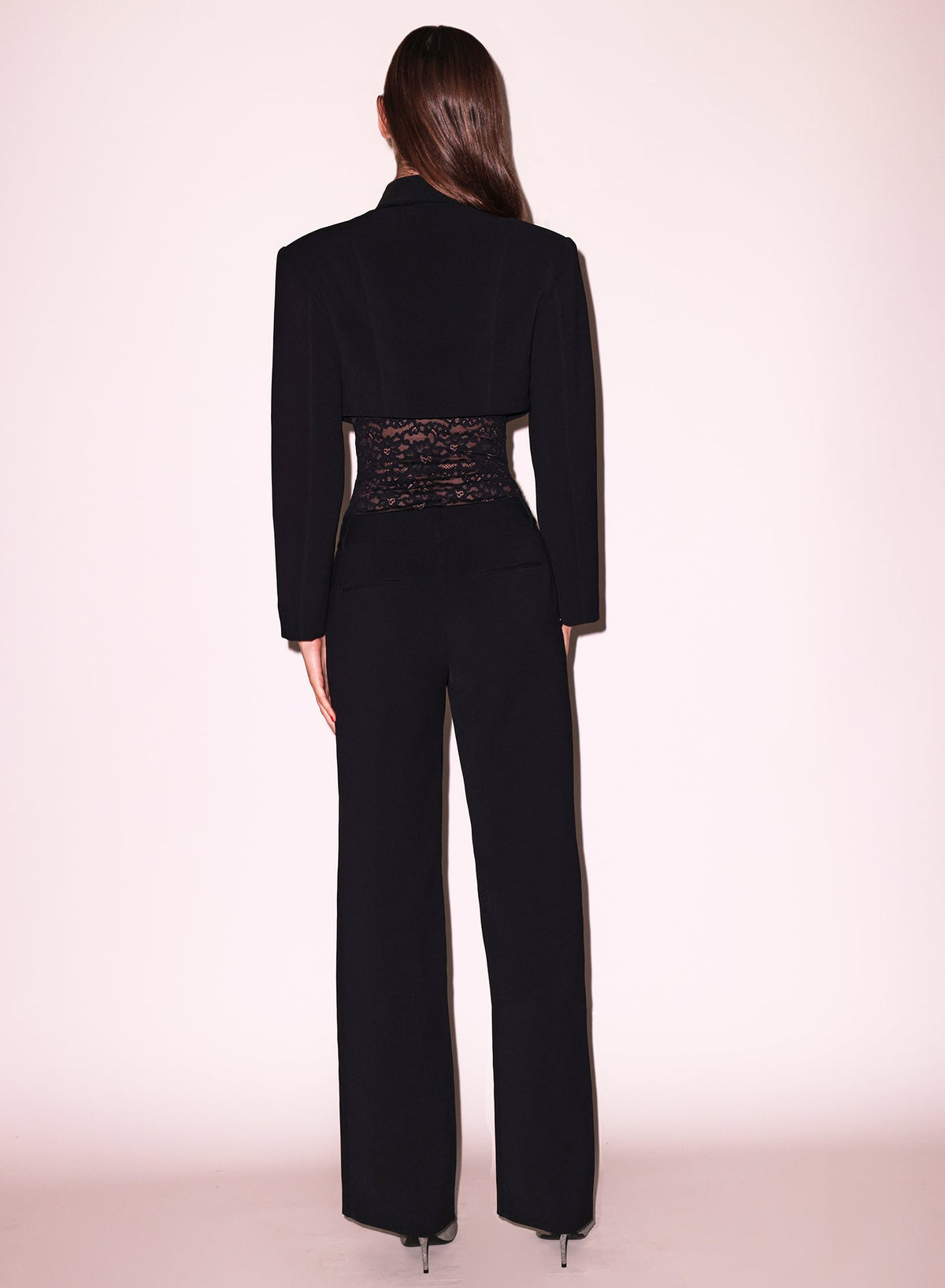 Black Zipper Split Hem Pant - Fleur du Mal