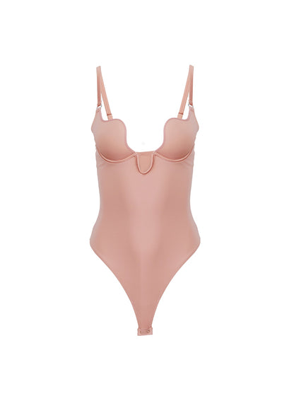 Tan Le Stretch Micro Seduce U-Plunge Bodysuit - Fleur du Mal