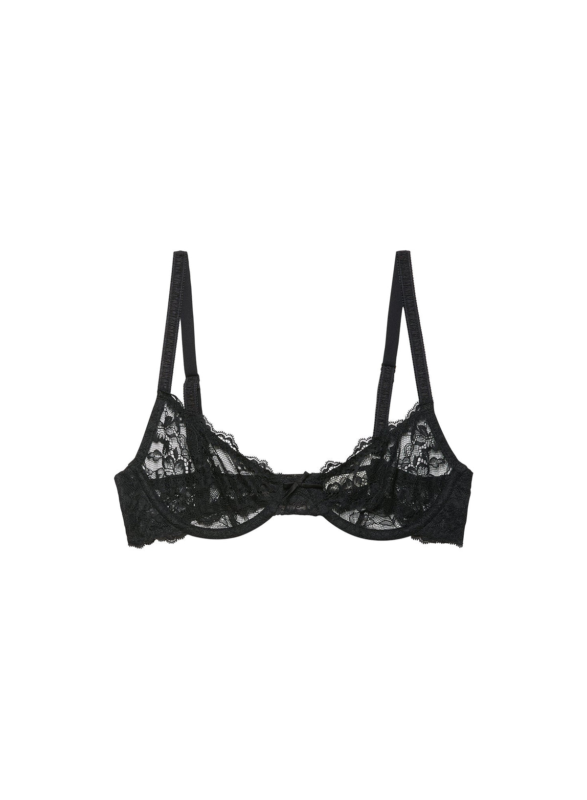 Black Bianca Lace Bra - Fleur du Mal