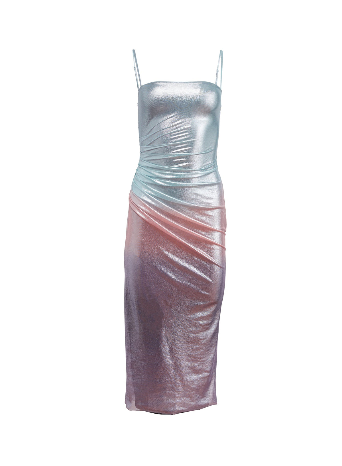 Blue Metallic Ombré Shine Dress - Fleur du Mal