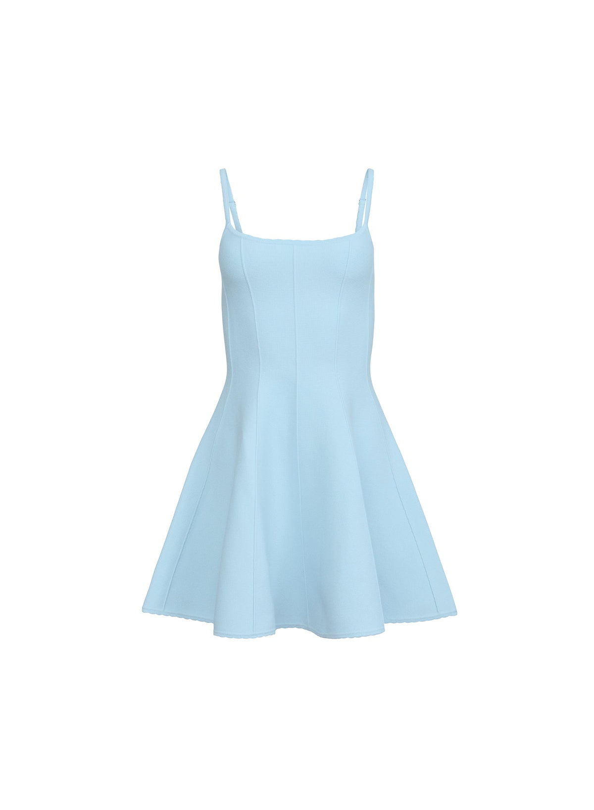 Light Sky Flared Corset Dress - Fleur du Mal