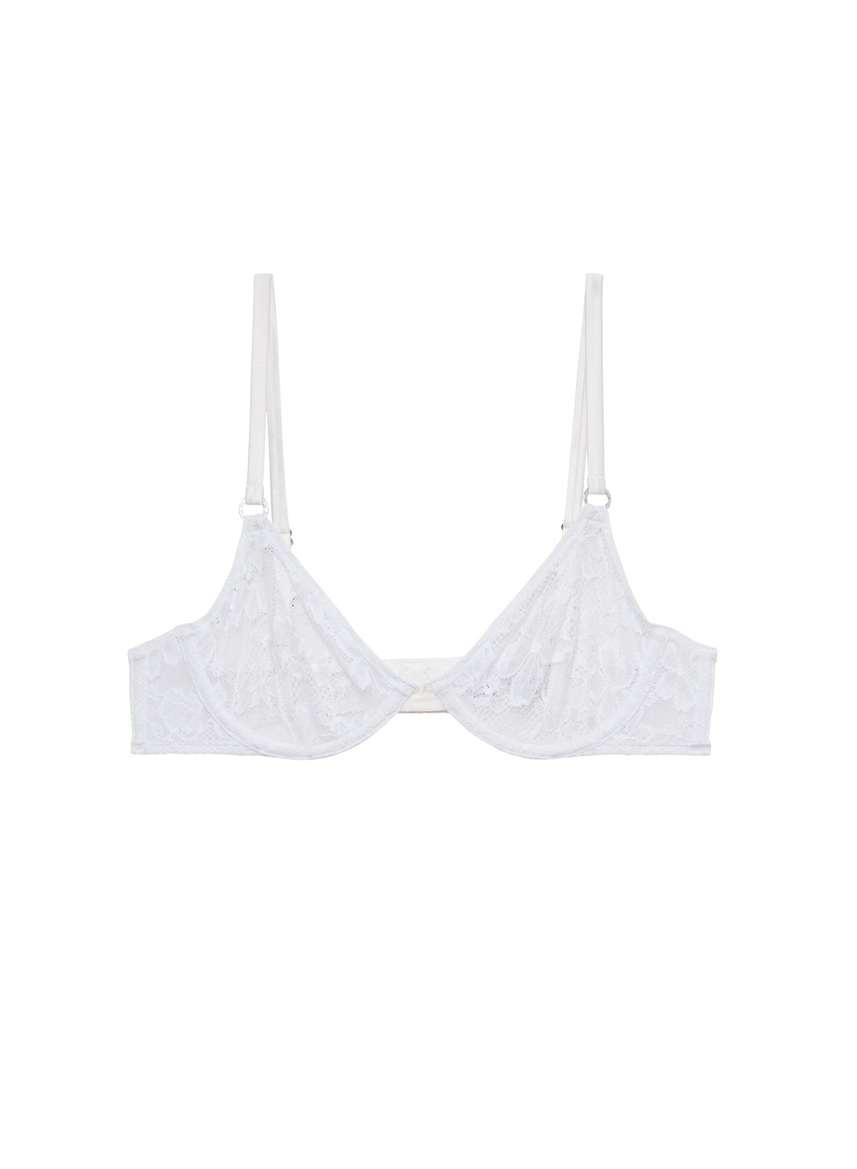 Ivory Le Stretch Lace Demi Bra - Fleur du Mal