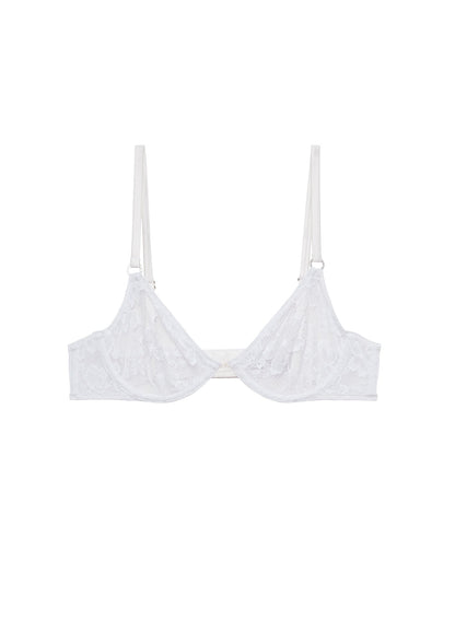 Ivory Le Stretch Lace Demi Bra - Fleur du Mal