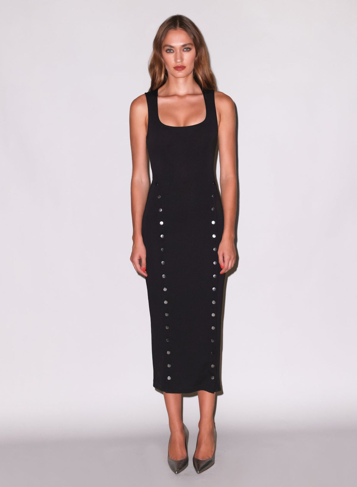 Black Scooped Undo Me Dress - Fleur du Mal