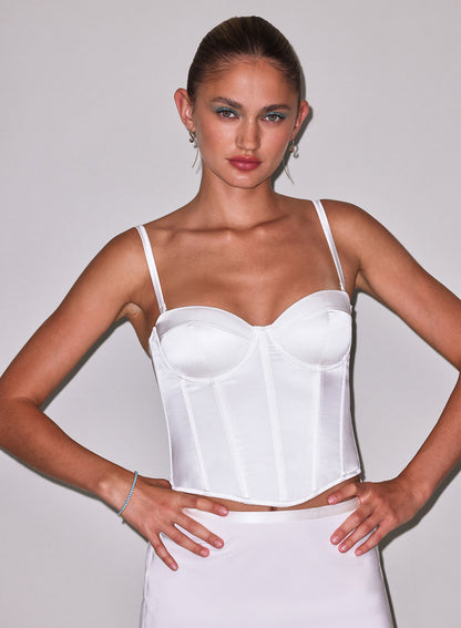 Ivory Hamptons Bustier - Fleur du Mal