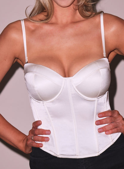 Ivory Hamptons Bustier - Fleur du Mal