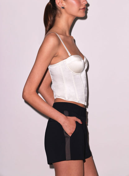 Black Tuxedo Short - Fleur du Mal