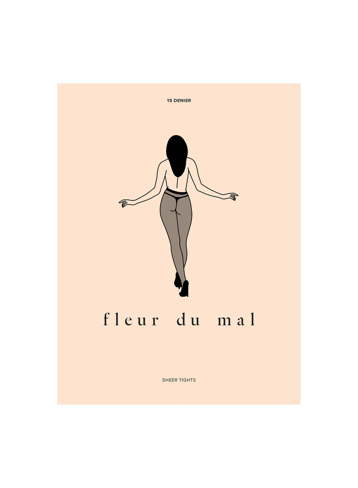 Black Sheer Tights - Fleur du Mal