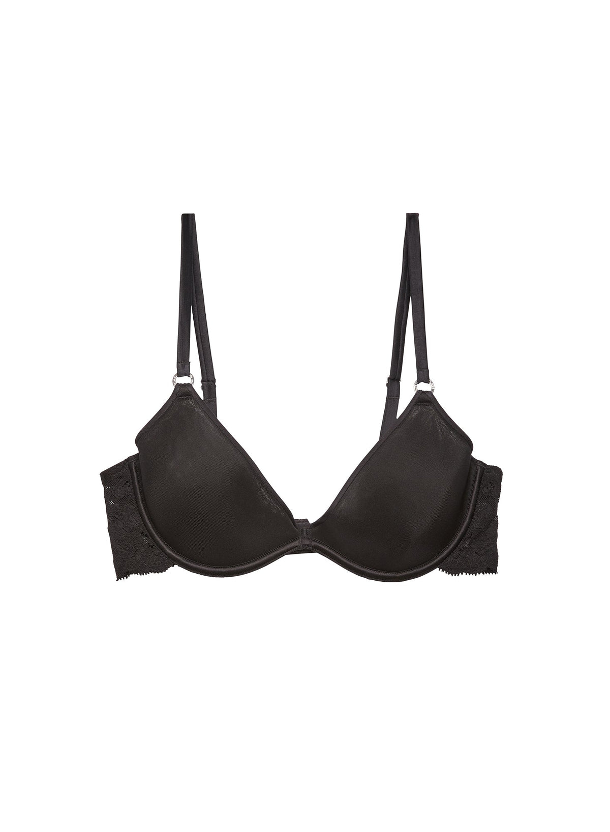 Black Charlotte Convertible Spacer Bra - Fleur du Mal