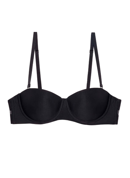 Black Charlotte Convertible Strapless Bra - Fleur du Mal