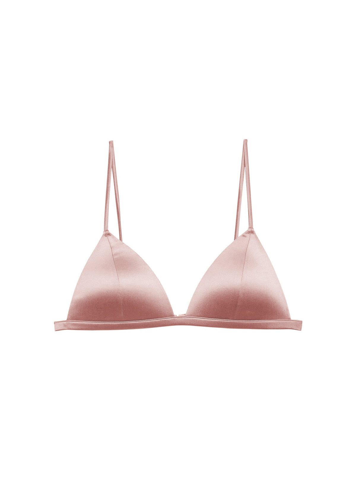 Tan Molded Luxe Triangle Bra - Fleur du Mal