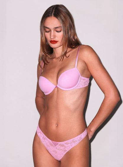 Bisou Le Stretch Lace Molded Demi Bra - Fleur du Mal