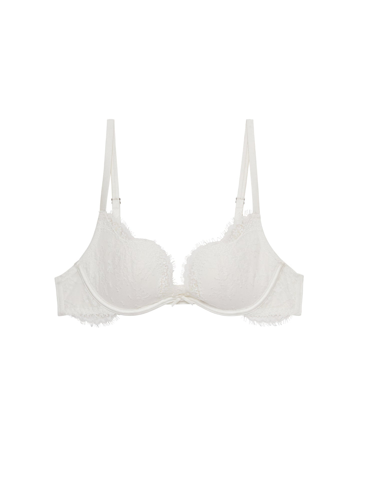 Ivory Frankie Lace Seduce U-Plunge Bra - Fleur du Mal