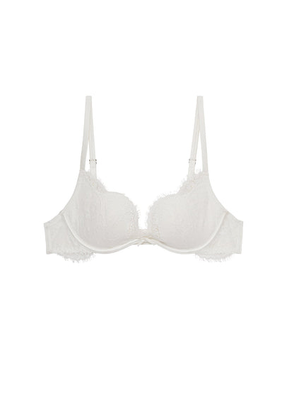 Ivory Frankie Lace Seduce U-Plunge Bra - Fleur du Mal