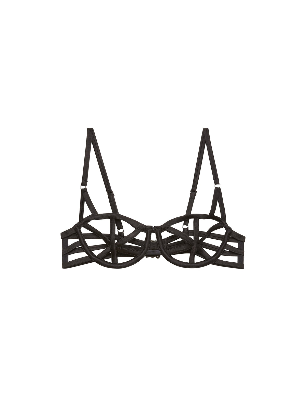 Black Caged Bra - Fleur du Mal
