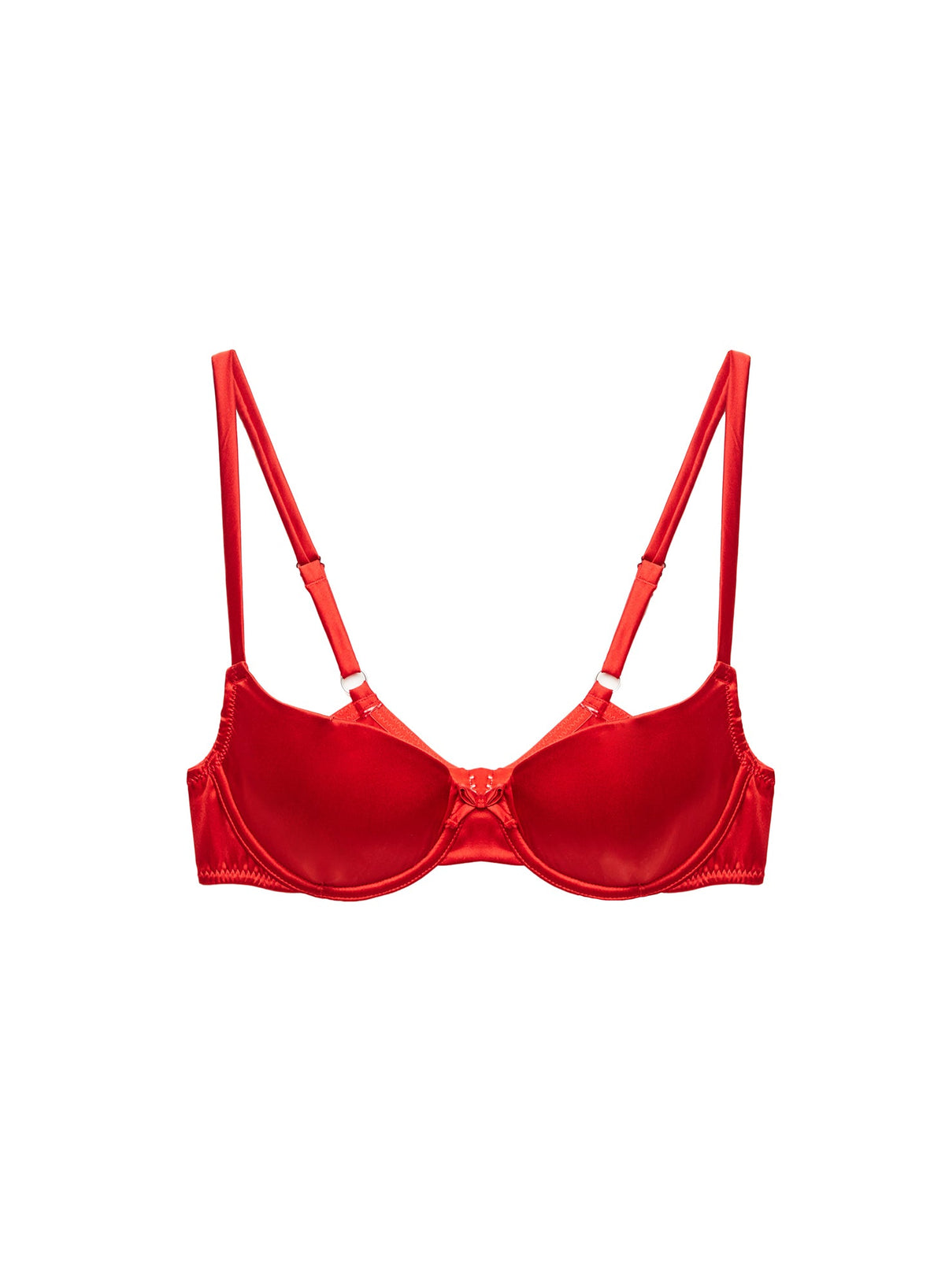Rouge Seamless Luxe Balconette Bra - Fleur du Mal
