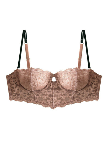 Tan Charlotte Longline Bra - Fleur du Mal