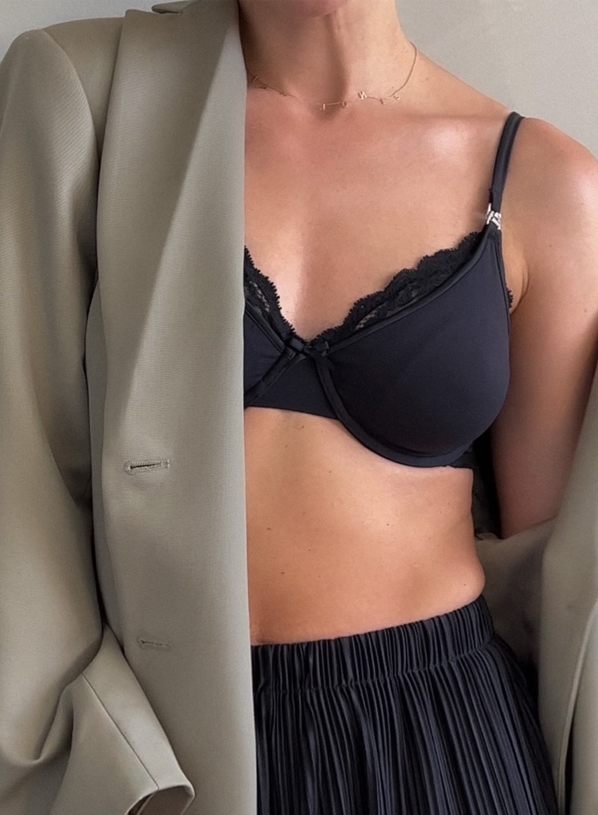Black Charlotte Nursing Bra - Fleur du Mal