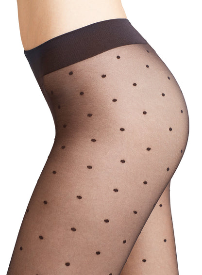 Black Falke Dot 15 Den Tights - Fleur du Mal