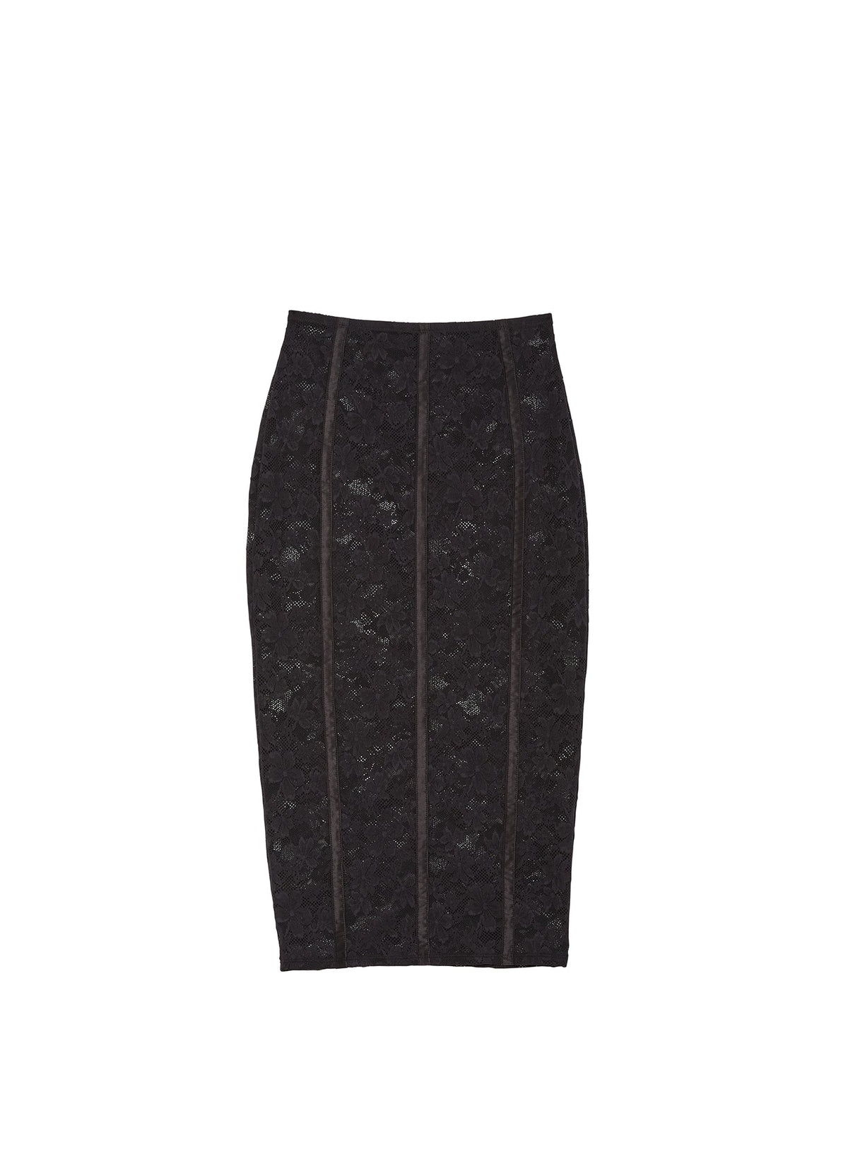 Le Stretch Lace Pencil Skirt - Fleur du Mal