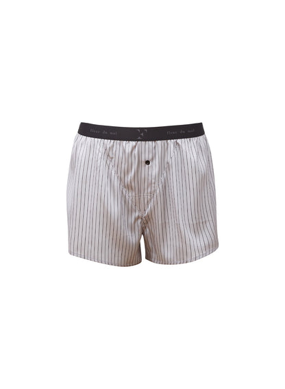 Ash Pinstripe Unisex Boxer Short - Fleur du Mal