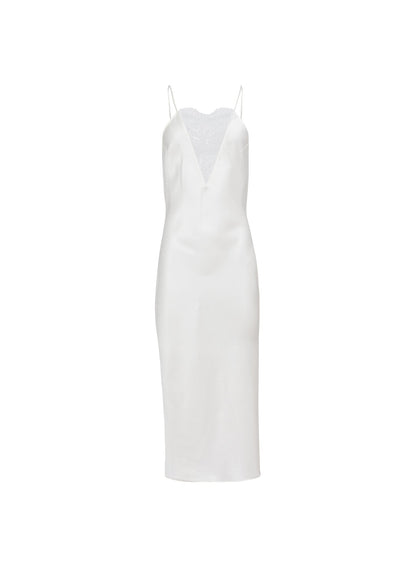 Ivory Frankie Lace Slip Dress - Fleur du Mal