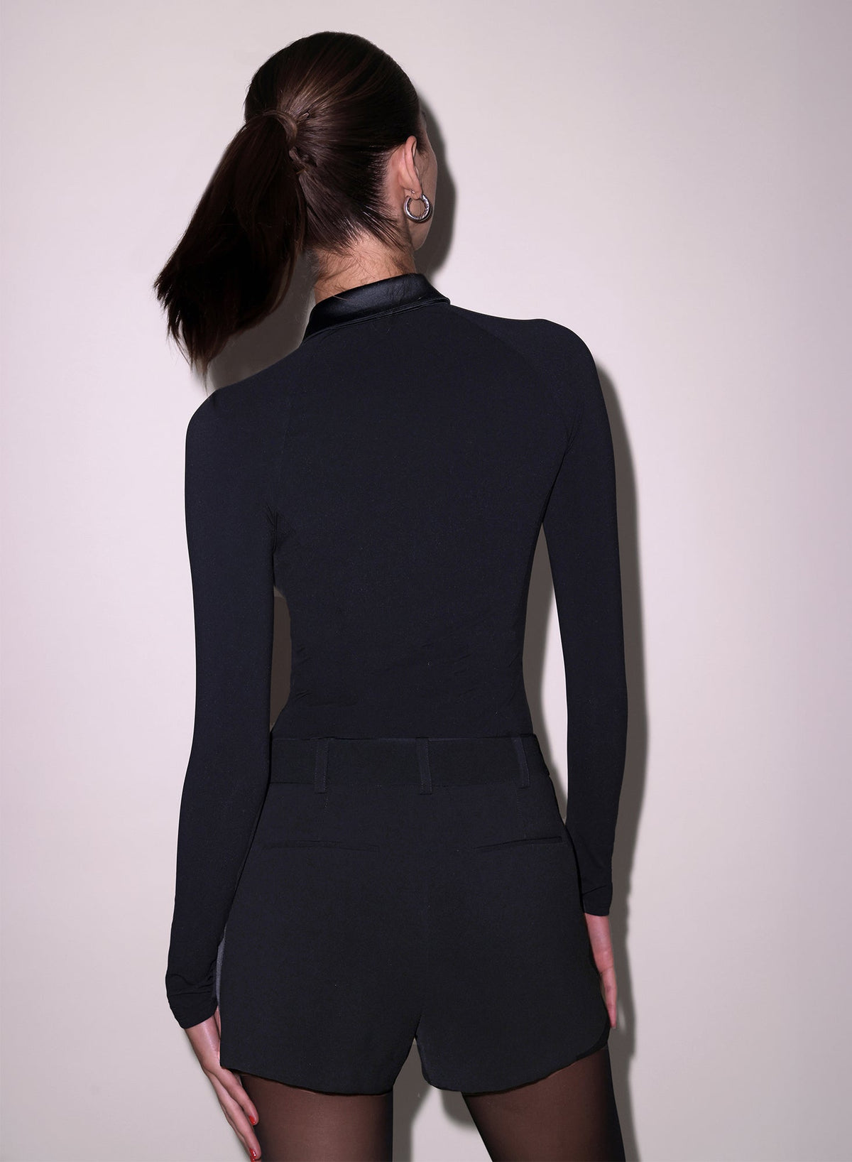 Black Decollété Bodysuit - Fleur du Mal