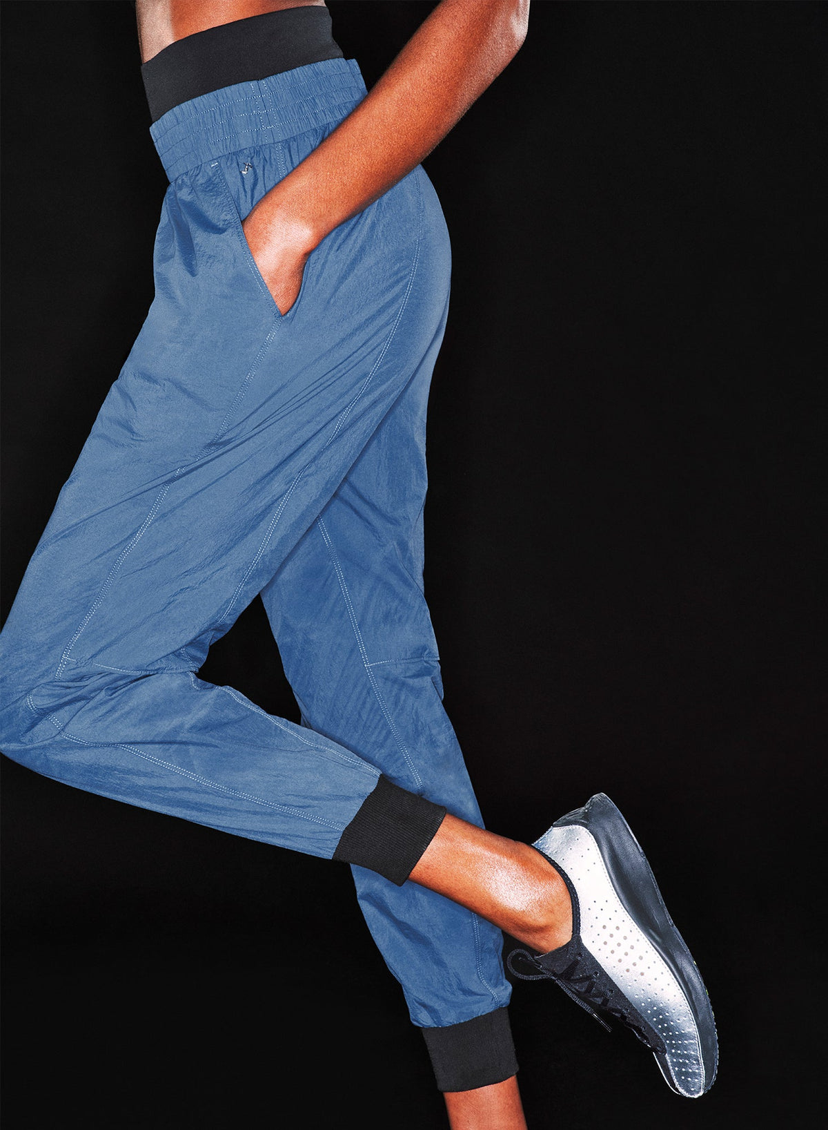 Storm Blue Warm Up Track Pant - Fleur du Mal