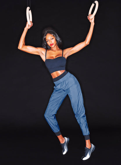 Storm Blue Warm Up Track Pant - Fleur du Mal