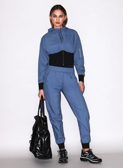 Storm Blue Warm Up Track Pant - Fleur du Mal