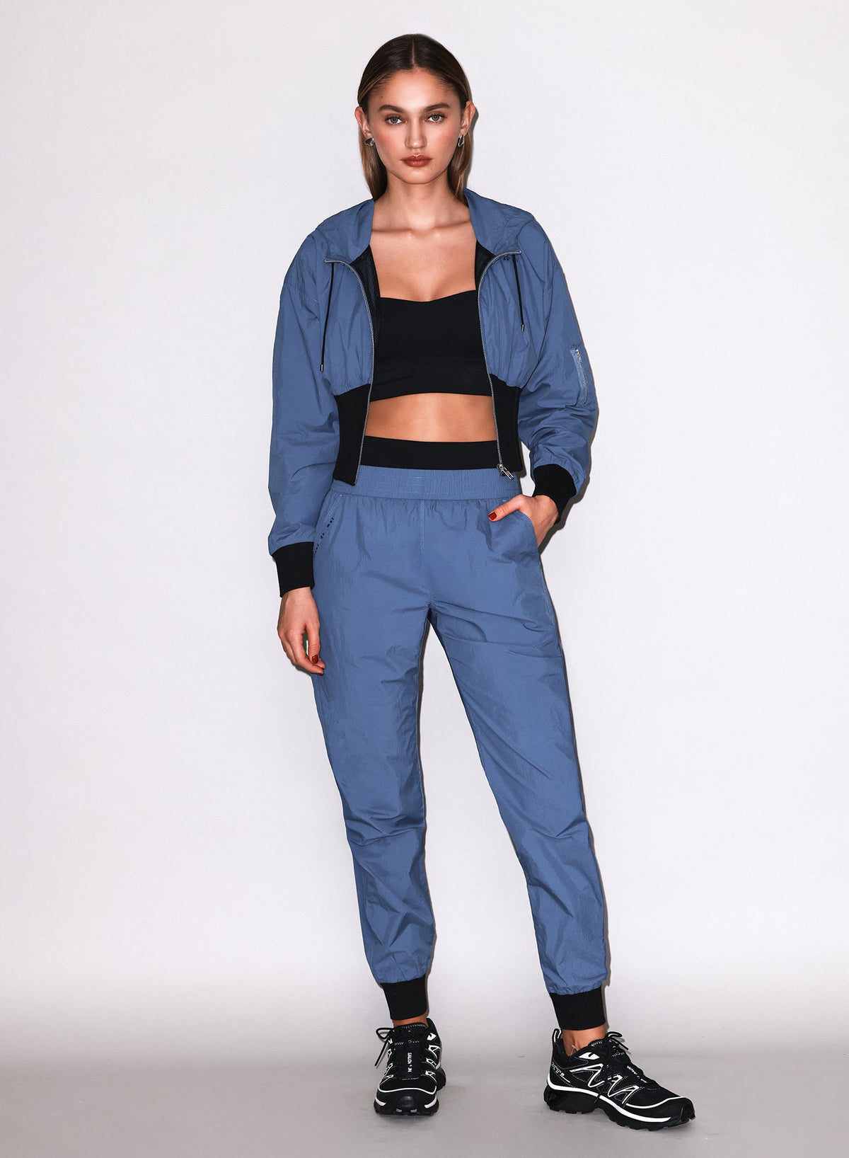 Storm Blue Warm Up Track Pant - Fleur du Mal