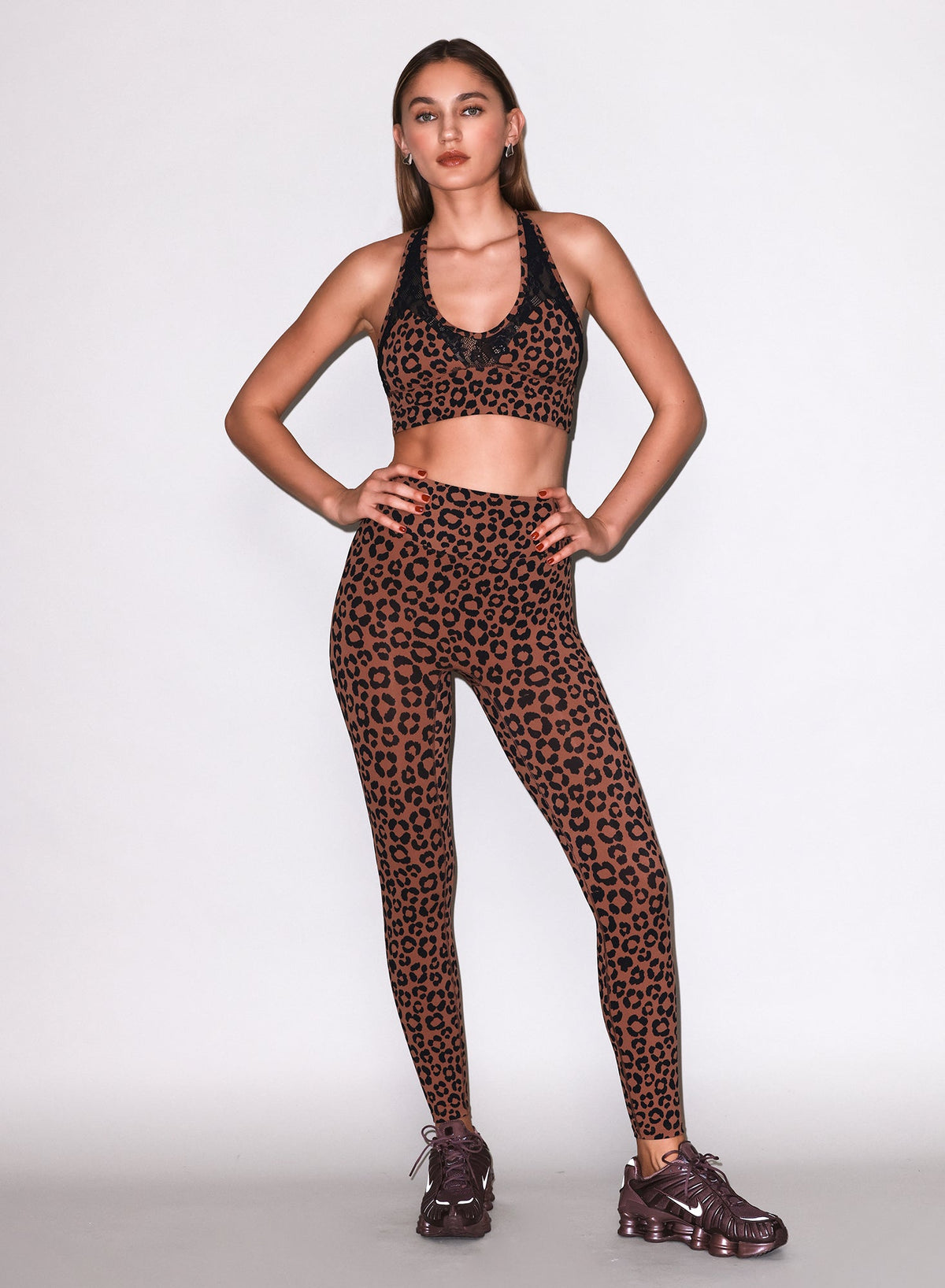 Neutral Leopard Sculpt Legging - Fleur du Mal