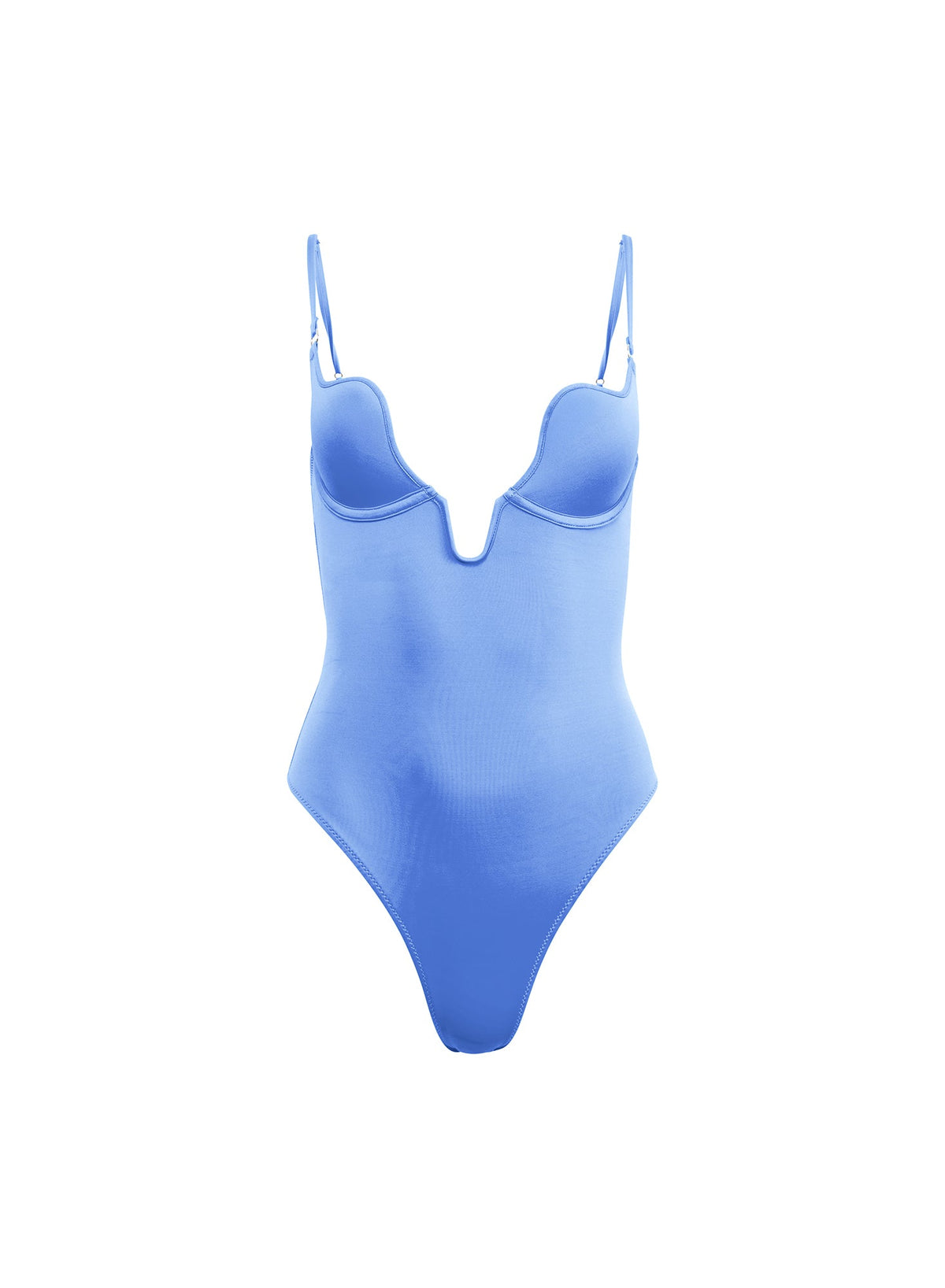 Mediterranean Blue Seduce U-Plunge One Piece - Fleur du Mal