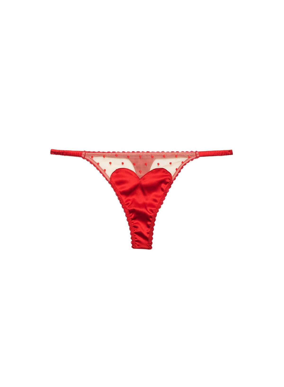 Red Amour Thong - Fleur du Mal