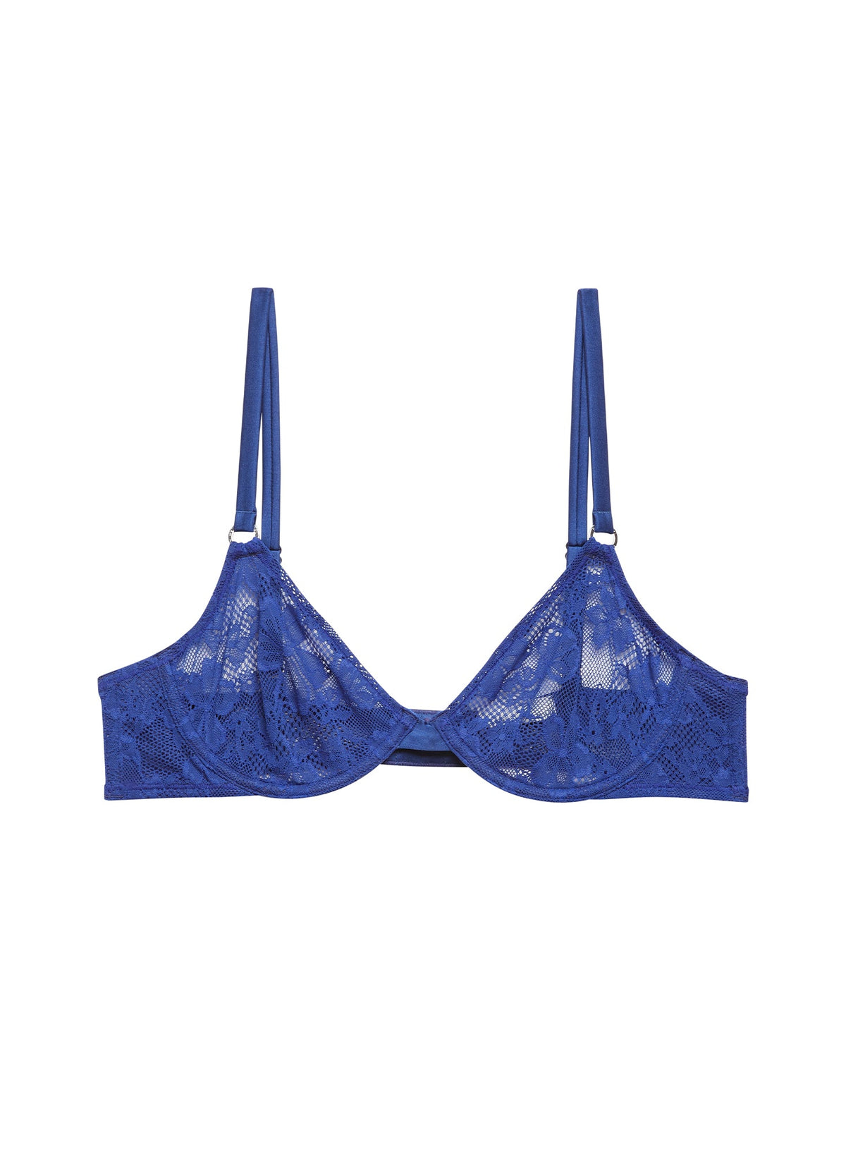 Starry Blue Le Stretch Lace Demi Bra - Fleur du Mal