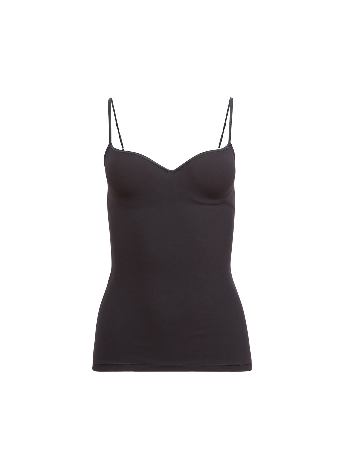 Black Jersey Built-In Bra Cami - Fleur du Mal