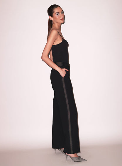 Black Jersey Built-In Bra Cami - Fleur du Mal
