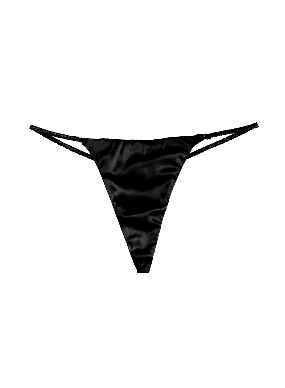 Black Luxe V-String - Fleur du Mal