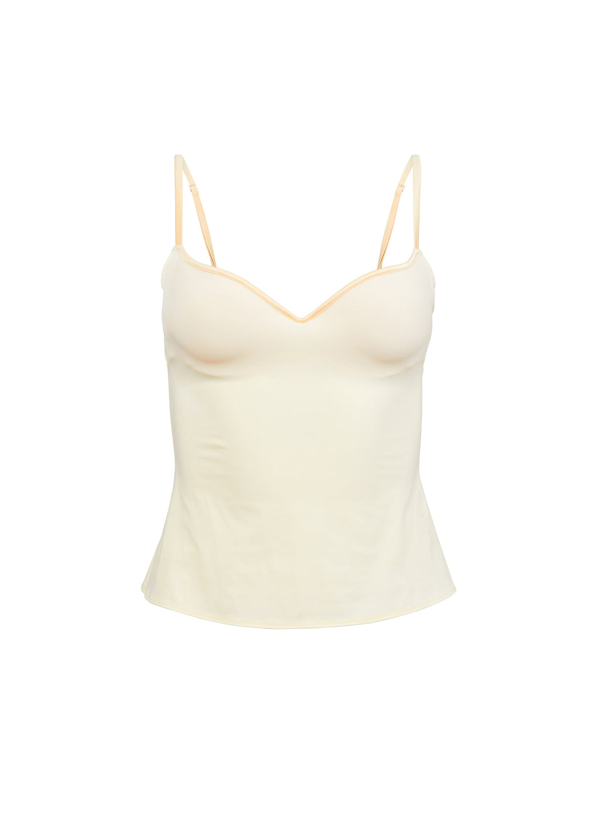 Buttercup Yellow Jersey Built-In Bra Cami - Fleur du Mal
