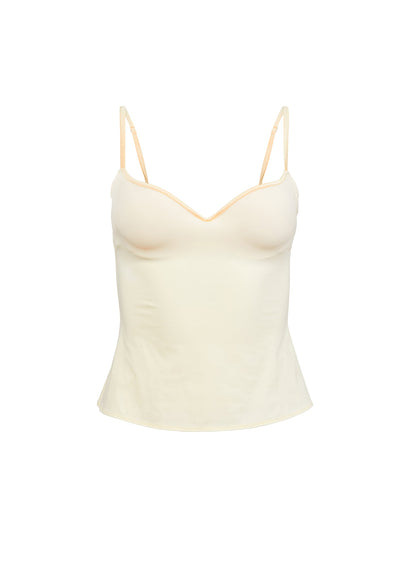 Buttercup Yellow Jersey Built-In Bra Cami - Fleur du Mal
