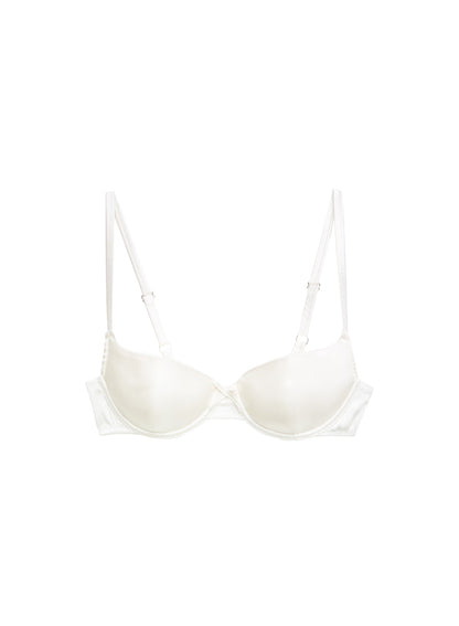 Ivory Seamless Luxe Balconette Bra - Fleur du Mal