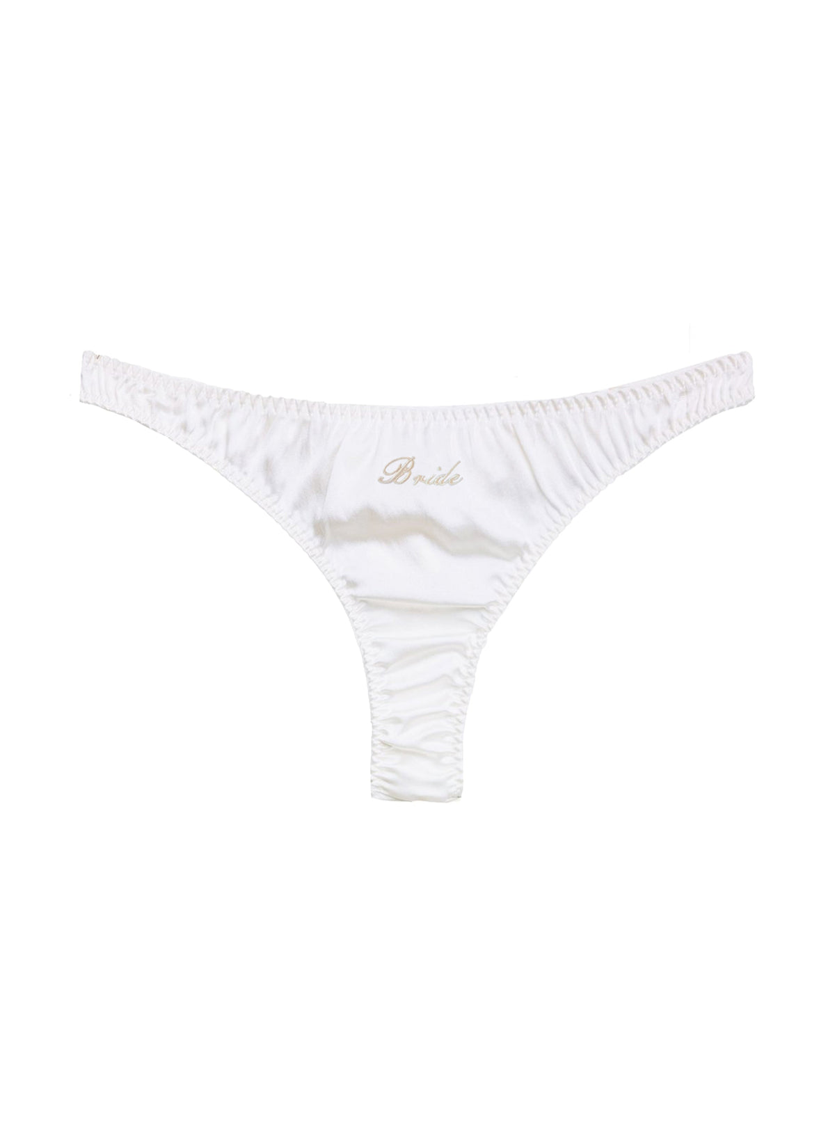 Ivory Bridal Luxe Thong - Fleur du Mal
