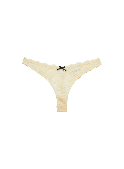 Buttercup Bianca Lace Thong - Fleur du Mal