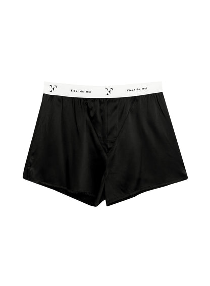 Black Unisex Boxer Short - Fleur du Mal