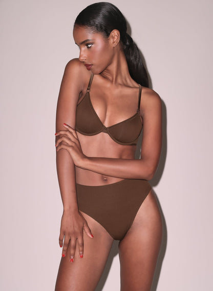 Le Stretch Micro High Waist Brief - Fleur du Mal