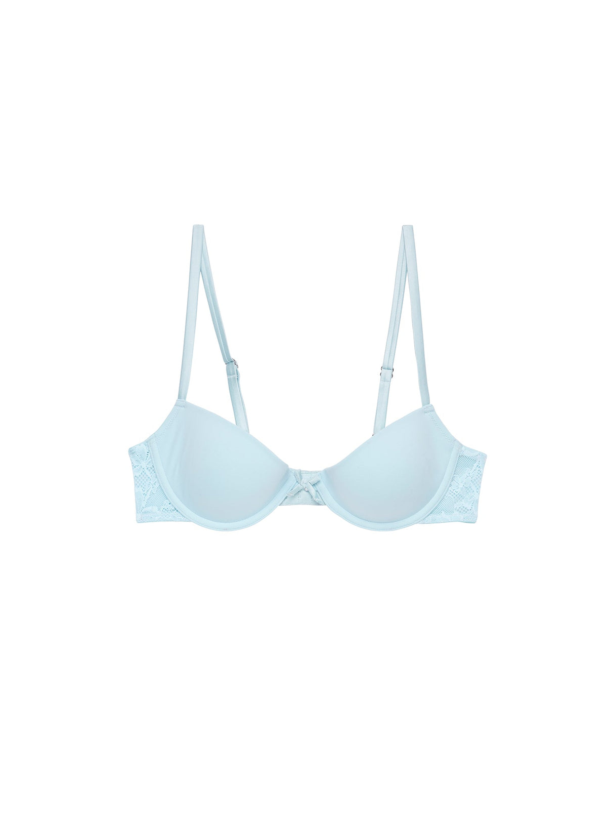 Blue Le Stretch Lace Molded Demi Bra - Fleur du Mal