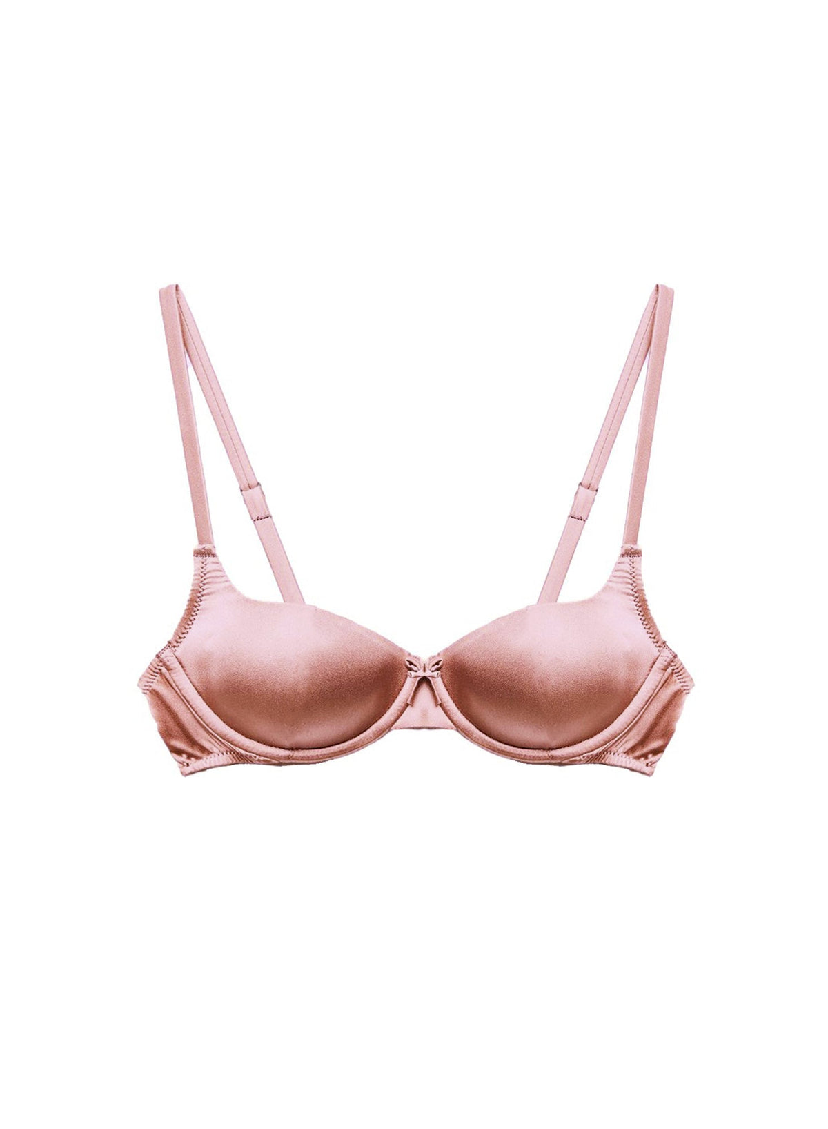 Tan Seamless Luxe Balconette Bra - Fleur du Mal