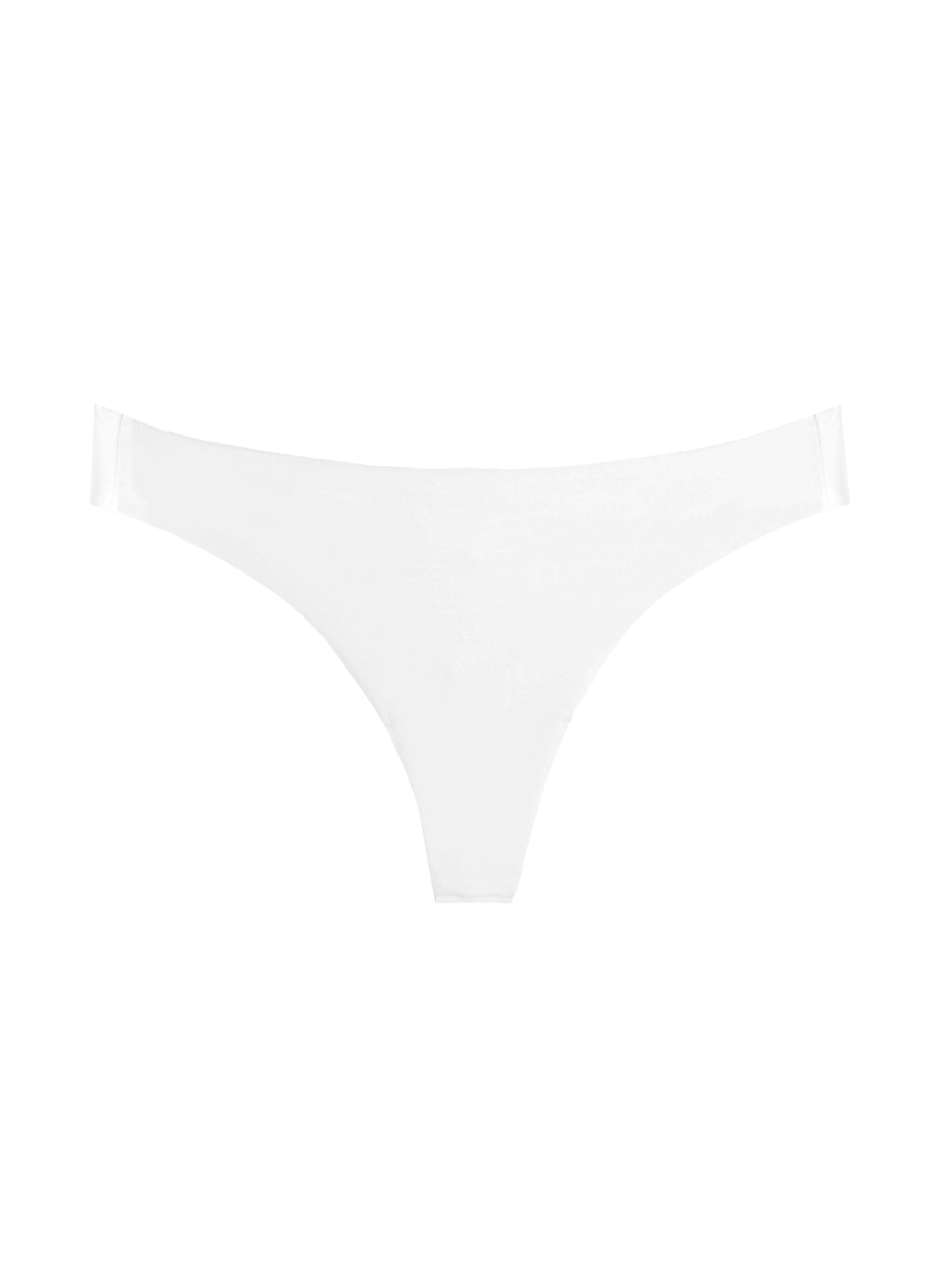 Ivory Charlotte Lace Seamless Thong - Fleur du Mal