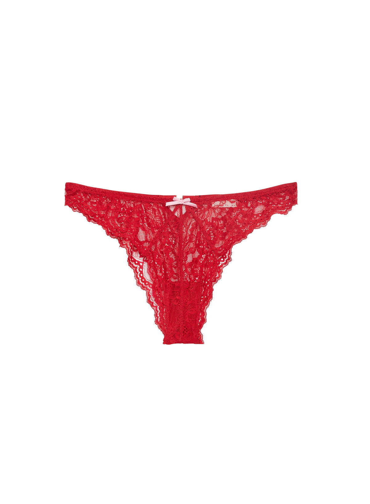 Red Bianca Lace Cheeky - Fleur du Mal